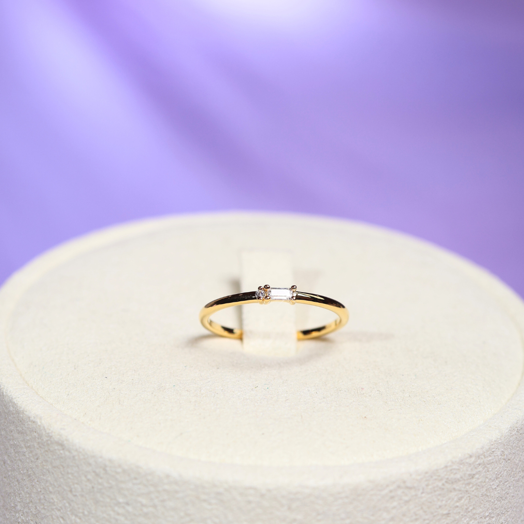 Stacked Ring Baguette Cut