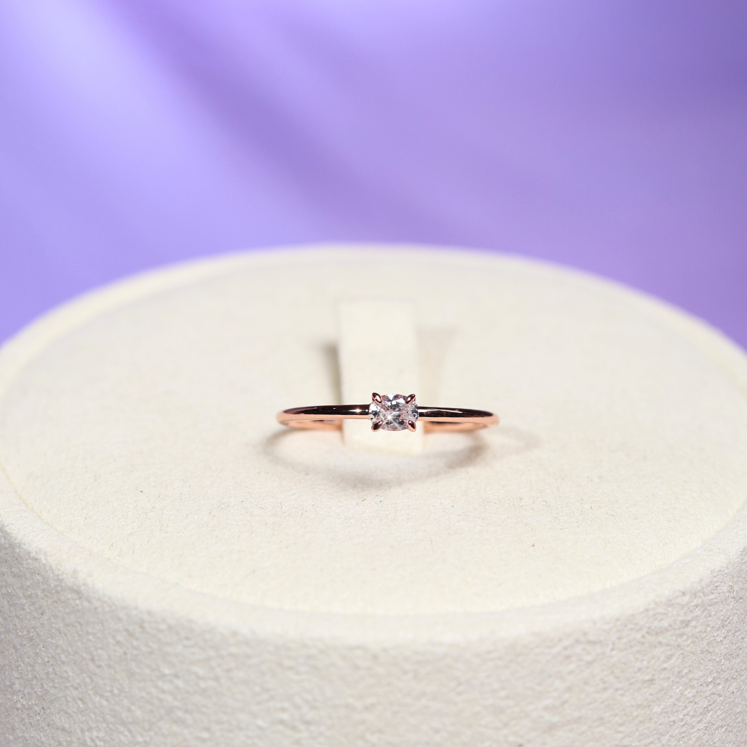 Stacked Ring Oval Cut